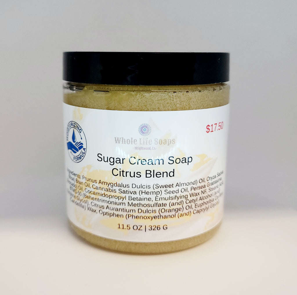 Sugar Cream Scrub: Citrus Blend