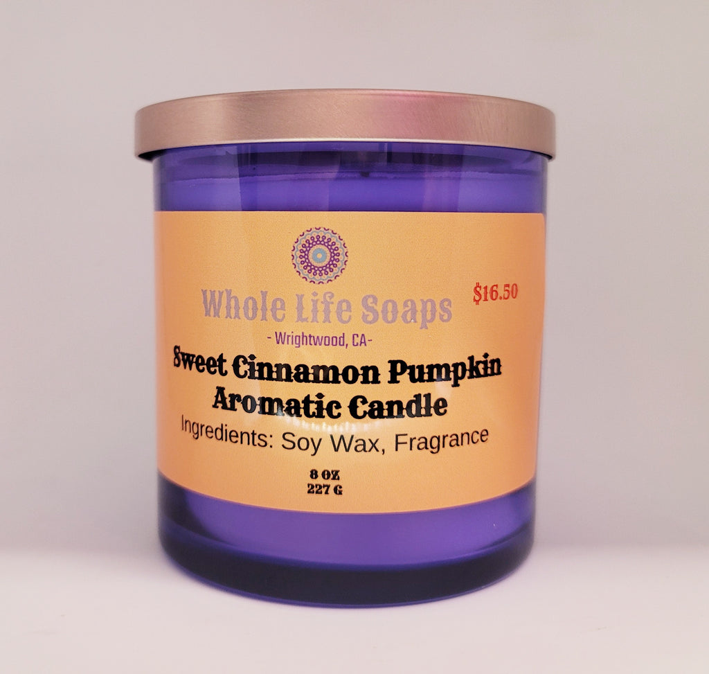 Sweet Cinnamon Pumpkin Soy Wax Candle