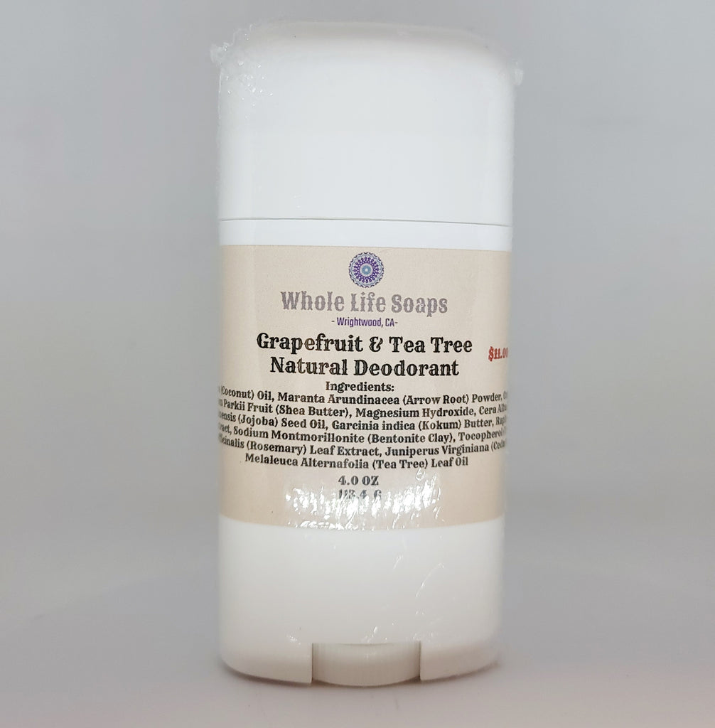 All-Natural Deodorant: Grapefruit and Tea Tree