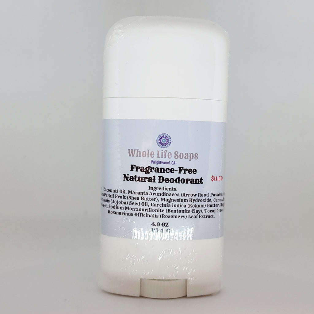 All-Natural Deodorant: Fragrance Free